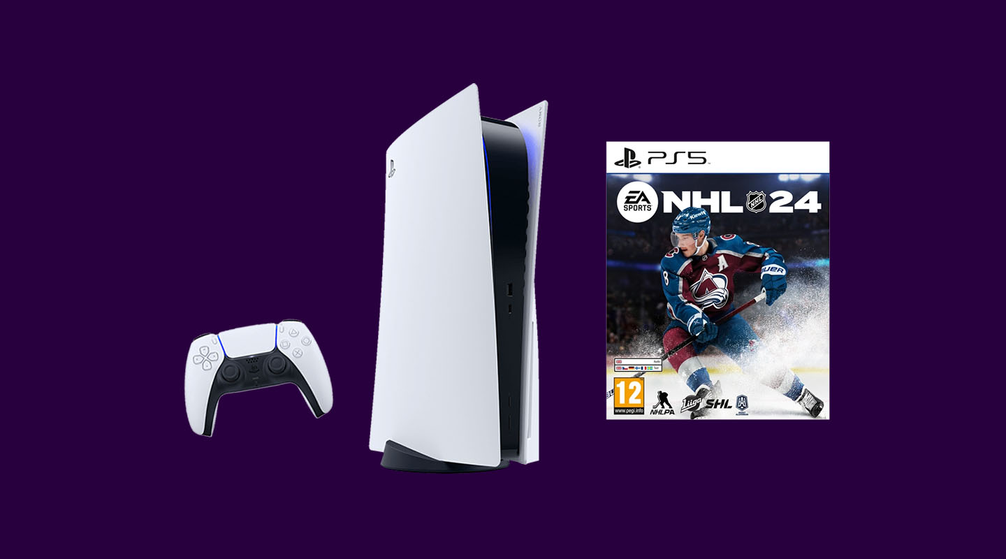 NHL 24 -peli ja PlayStation 5 Telian verkkokaupasta