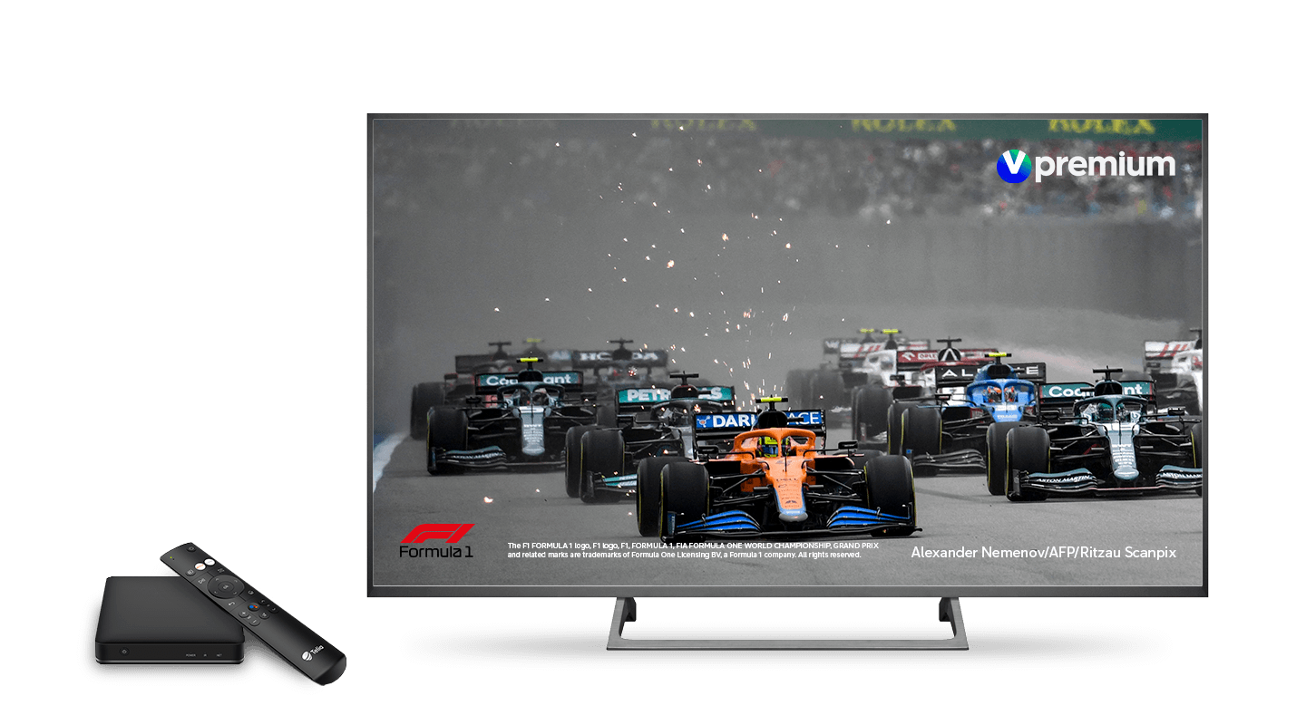 Formula 1 V sport -kanavilla Telia TV:ssä