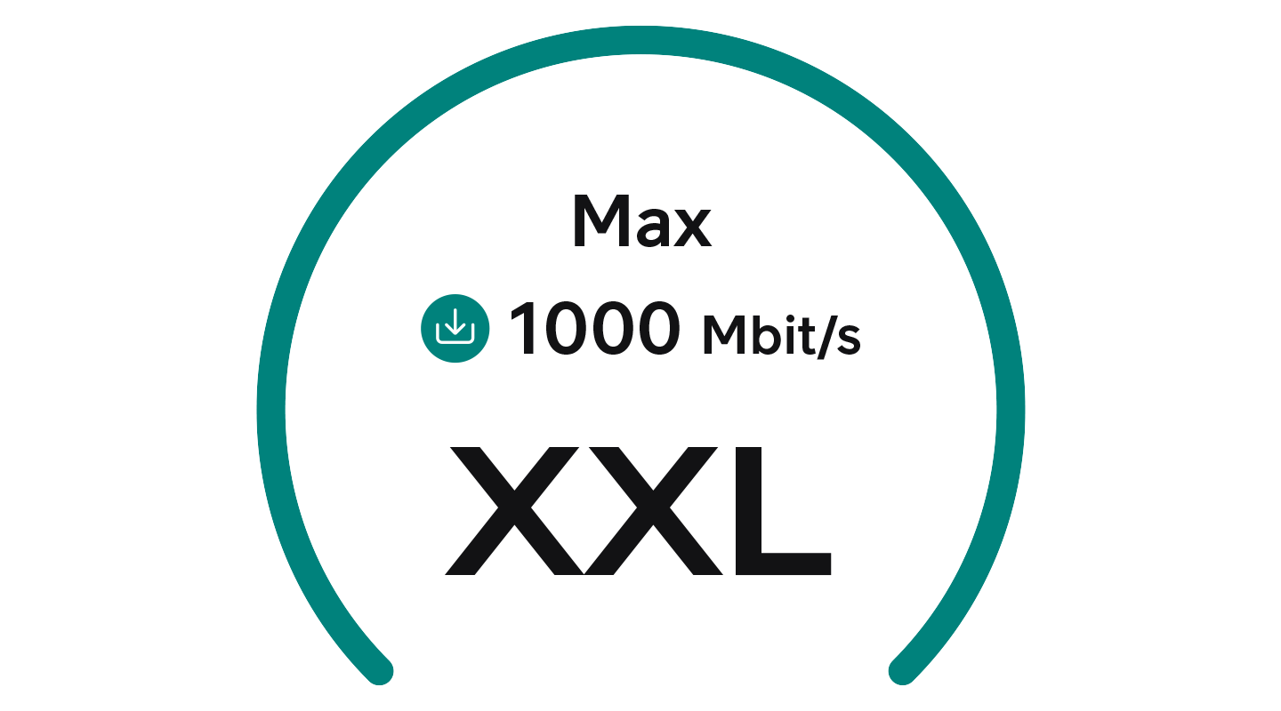 Laajakaista XXL 1000 Mbit/s