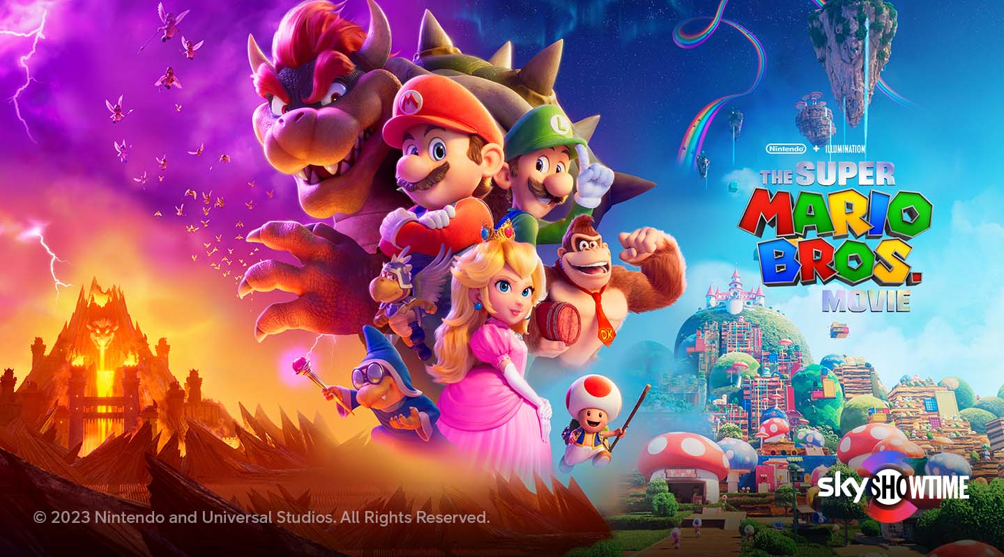 The Super Mario Bros. Movie SkyShowtime-suoratoistopalvelussa
