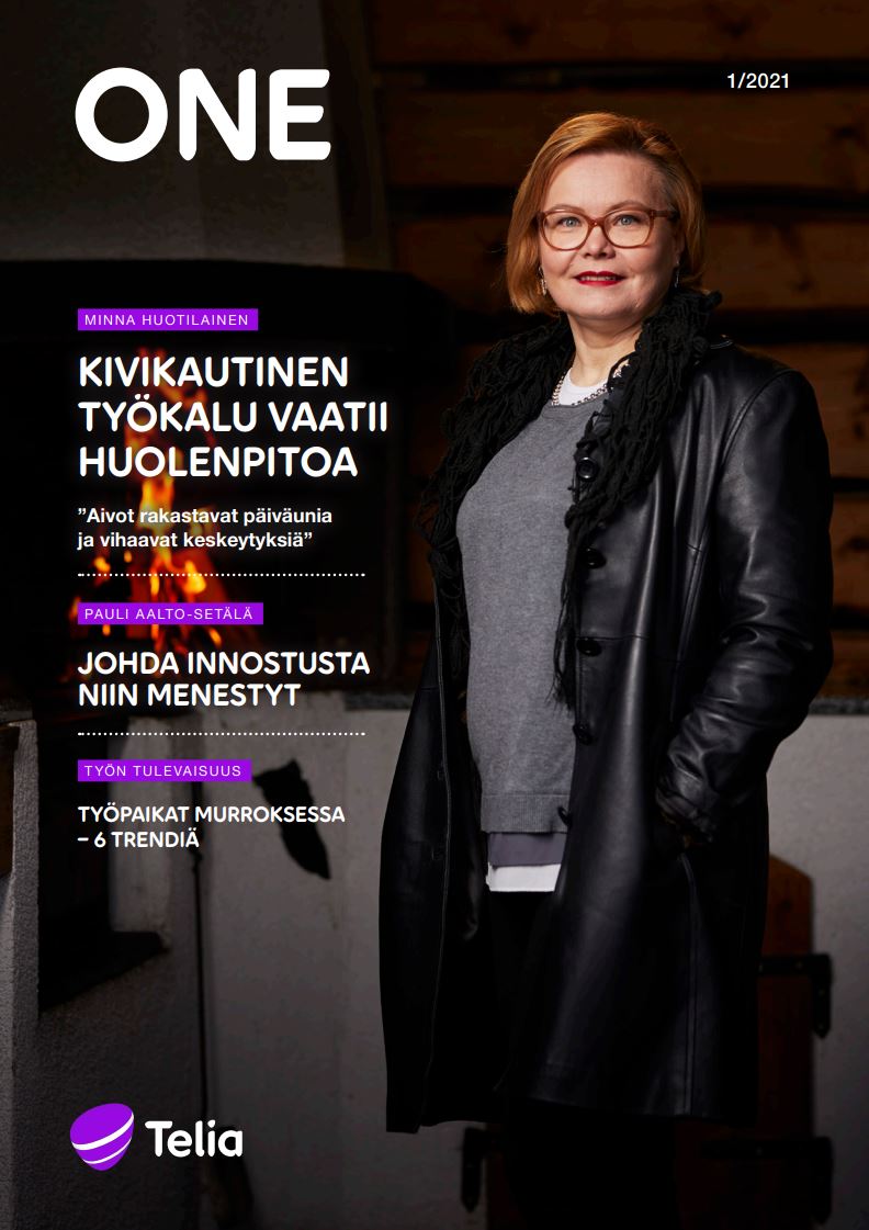 Telia ONE -lehden 1/2021 kansi