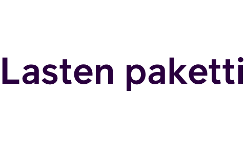 Lasten paketti -logo