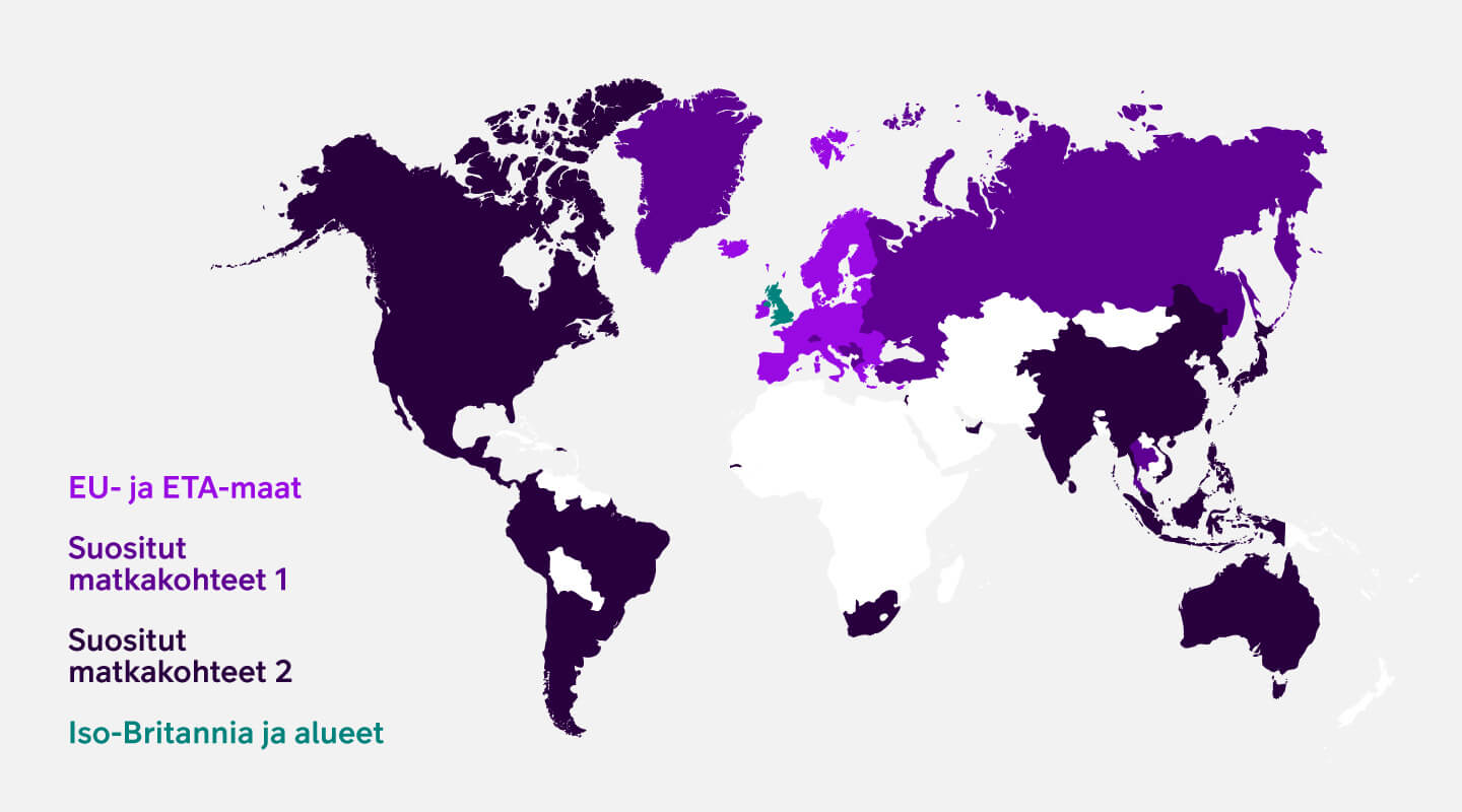 Yritysliittymien roaming-hinnat kaukokohteissa | Matkalla | Telia  Yrityksille