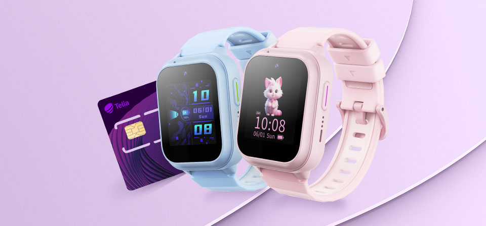 Lapselle turvallinen kellopuhelin liittymällä