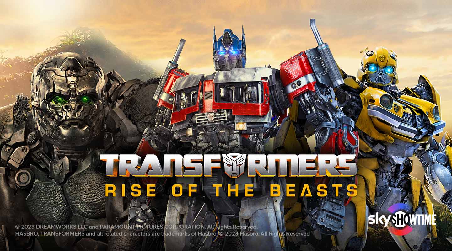 Transformers: Rise of the Beasts SkyShowtime-suoratoistopalvelussa