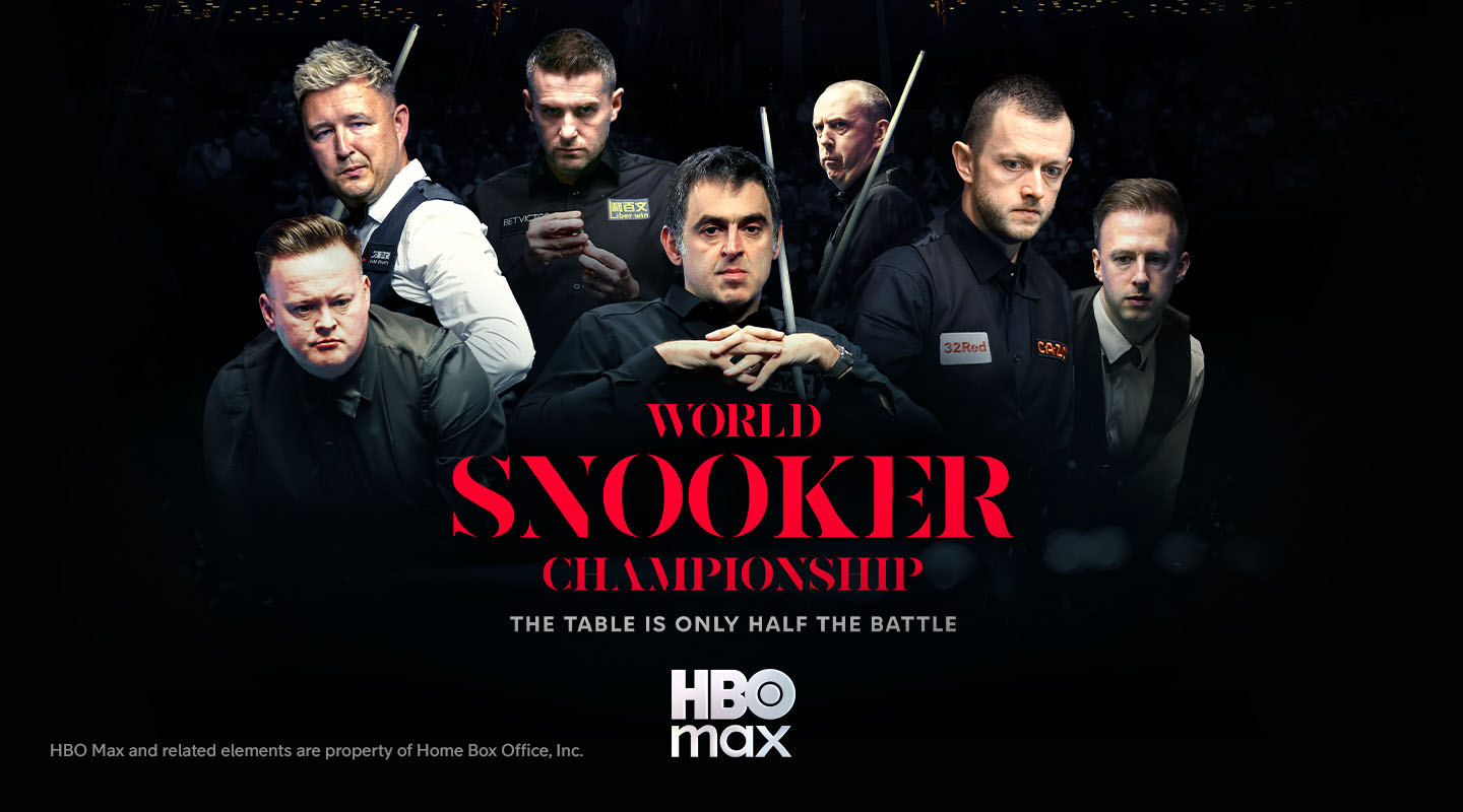 Snooker HBO Max -suoratoistopalvelussa