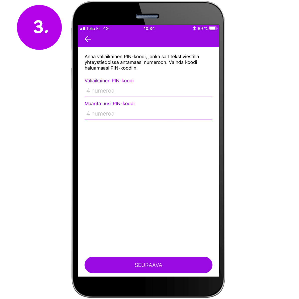 Telia Prepaid -lataussovelluksen käyttöönotto