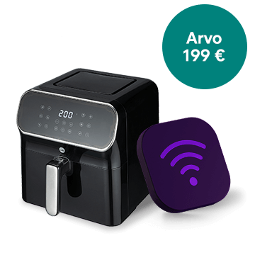Laajakaistan tilaajalle kaupan päälle Wilfa Airfryer