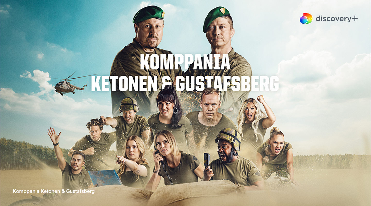 Komppania Ketonen & Gustafsberg discovery+-suoratoistopalvelussa