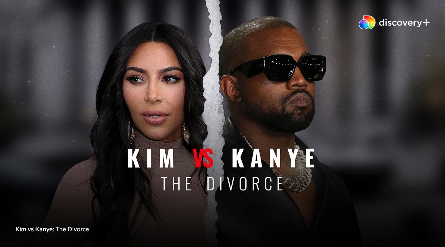 Kim vs Kanye: The Divorce discovery+-suoratoistopalvelussa