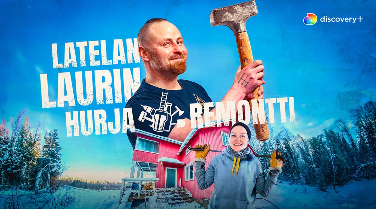 Latelan Laurin hurja remontti discovery+-suoratoistopalvelussa