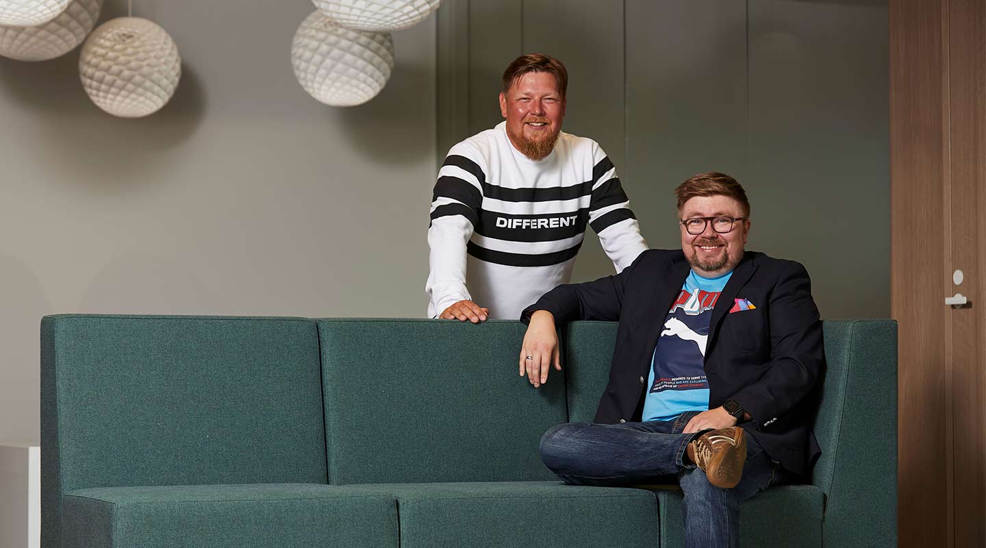 AR-webinaarin Janne Timonen ja Teemu Ollilainen