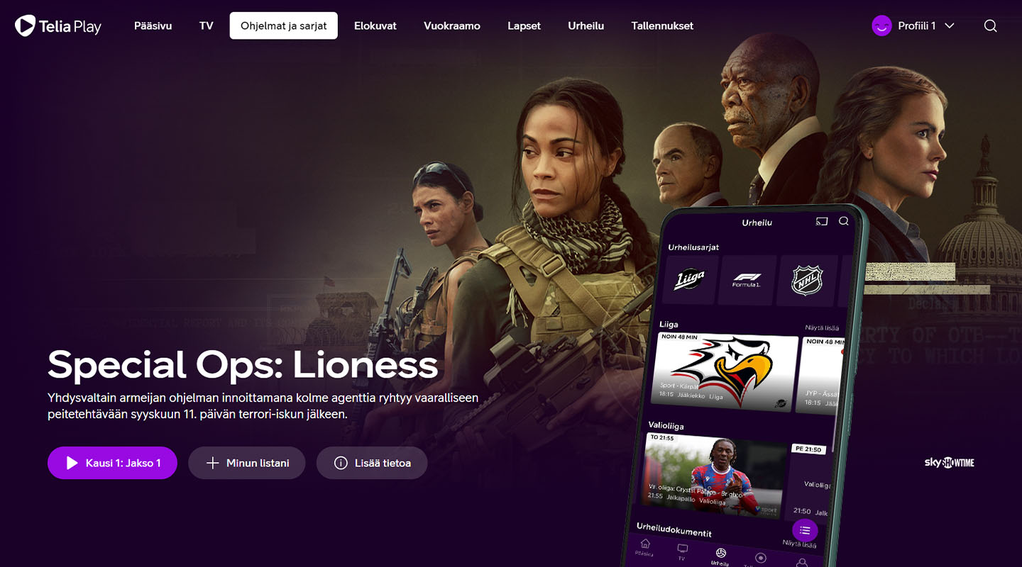 Telia TV sovellus