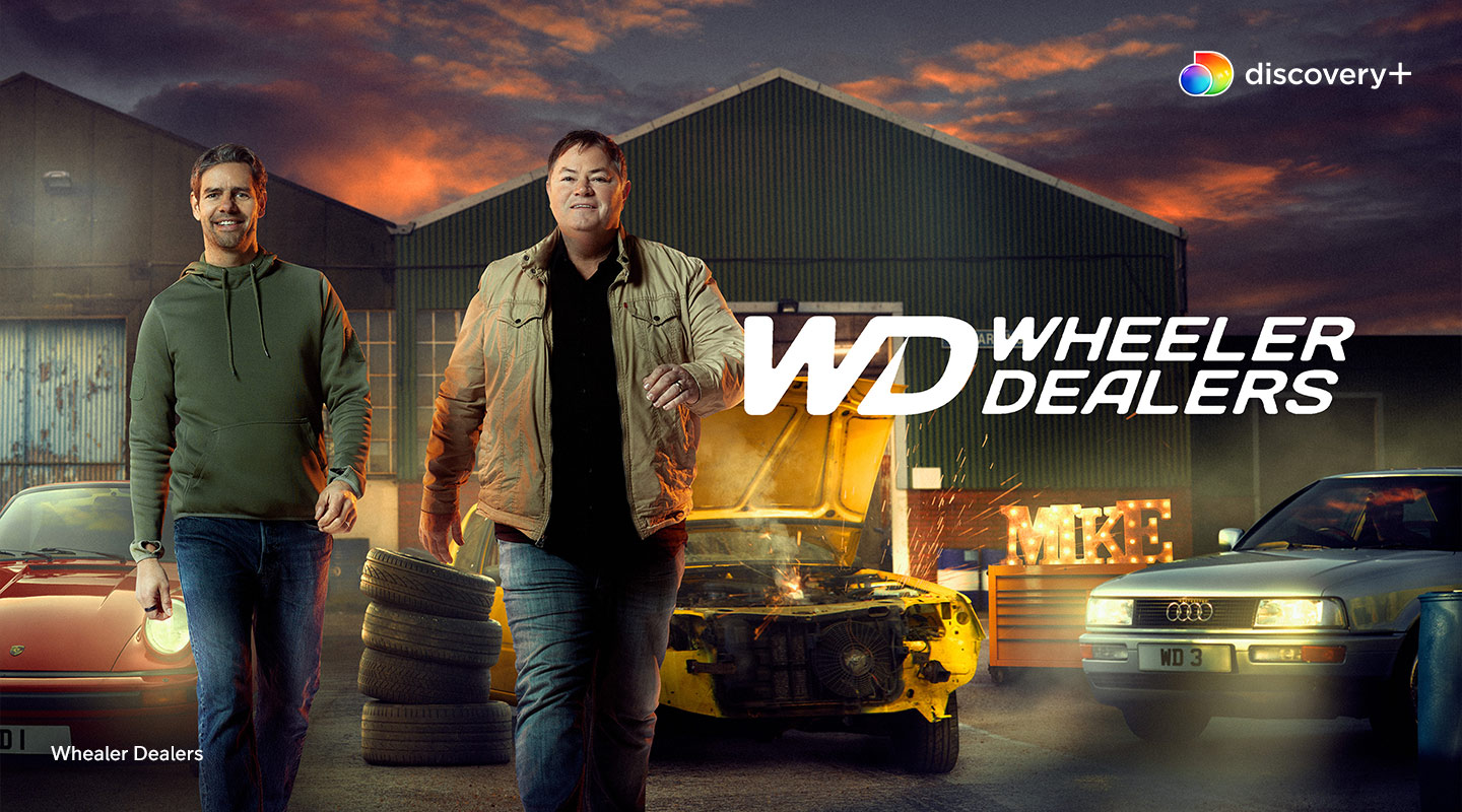 Wheeler Dealers discovery+-suoratoistopalvelussa