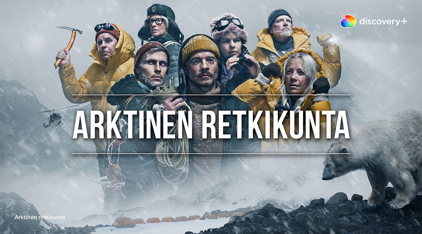 Arktinen retkikunta discovery+-suoratoistopalvelussa