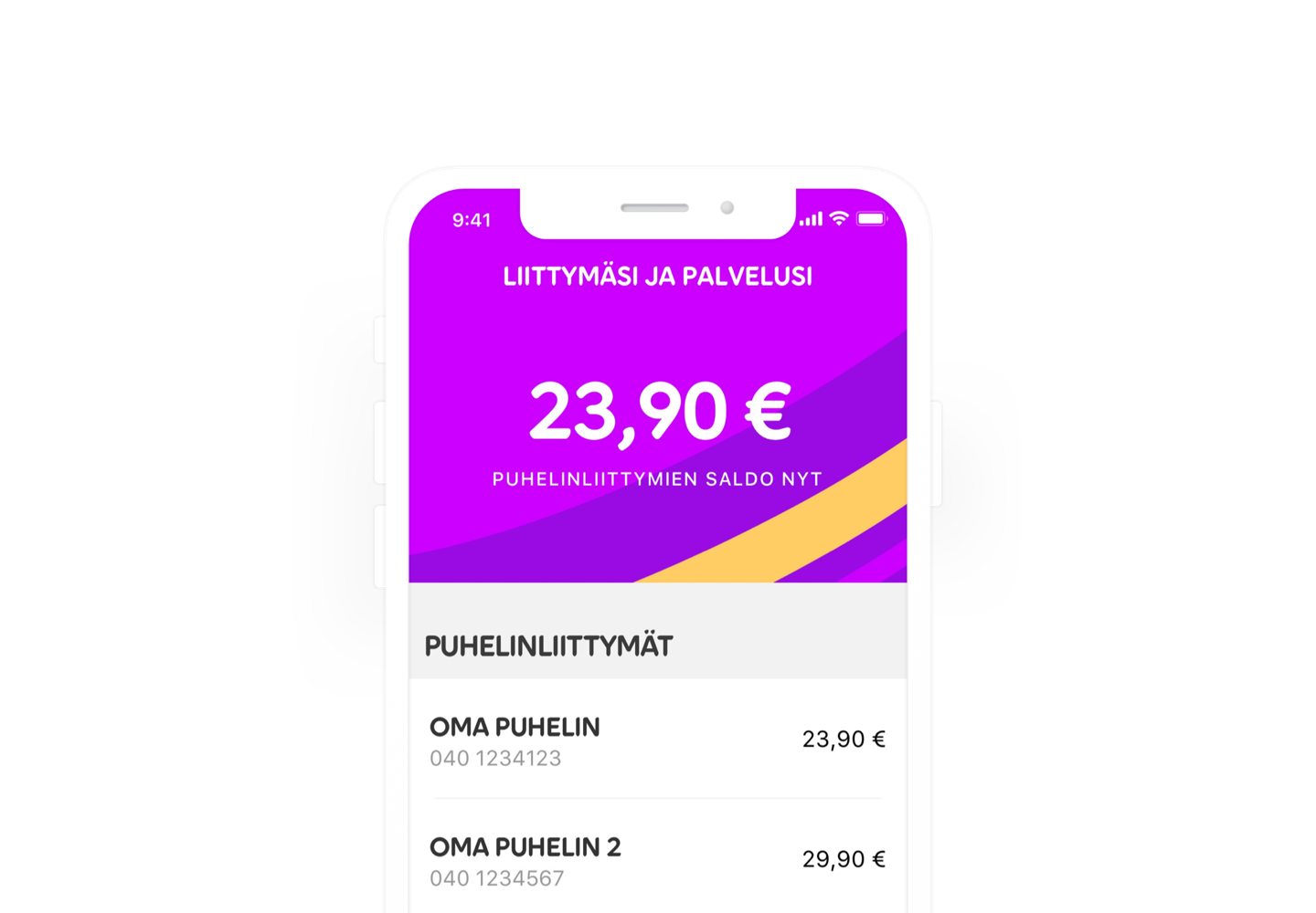 Minun Telia - päivitä liittymäsi